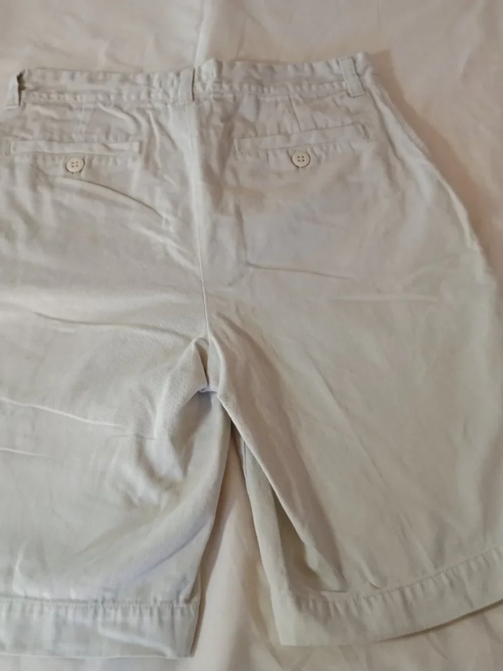 Set of 2 Boy 14 Shorts 4 Pockets 100% Cotton Dark Blue Cargo & Beige Chino Comfy